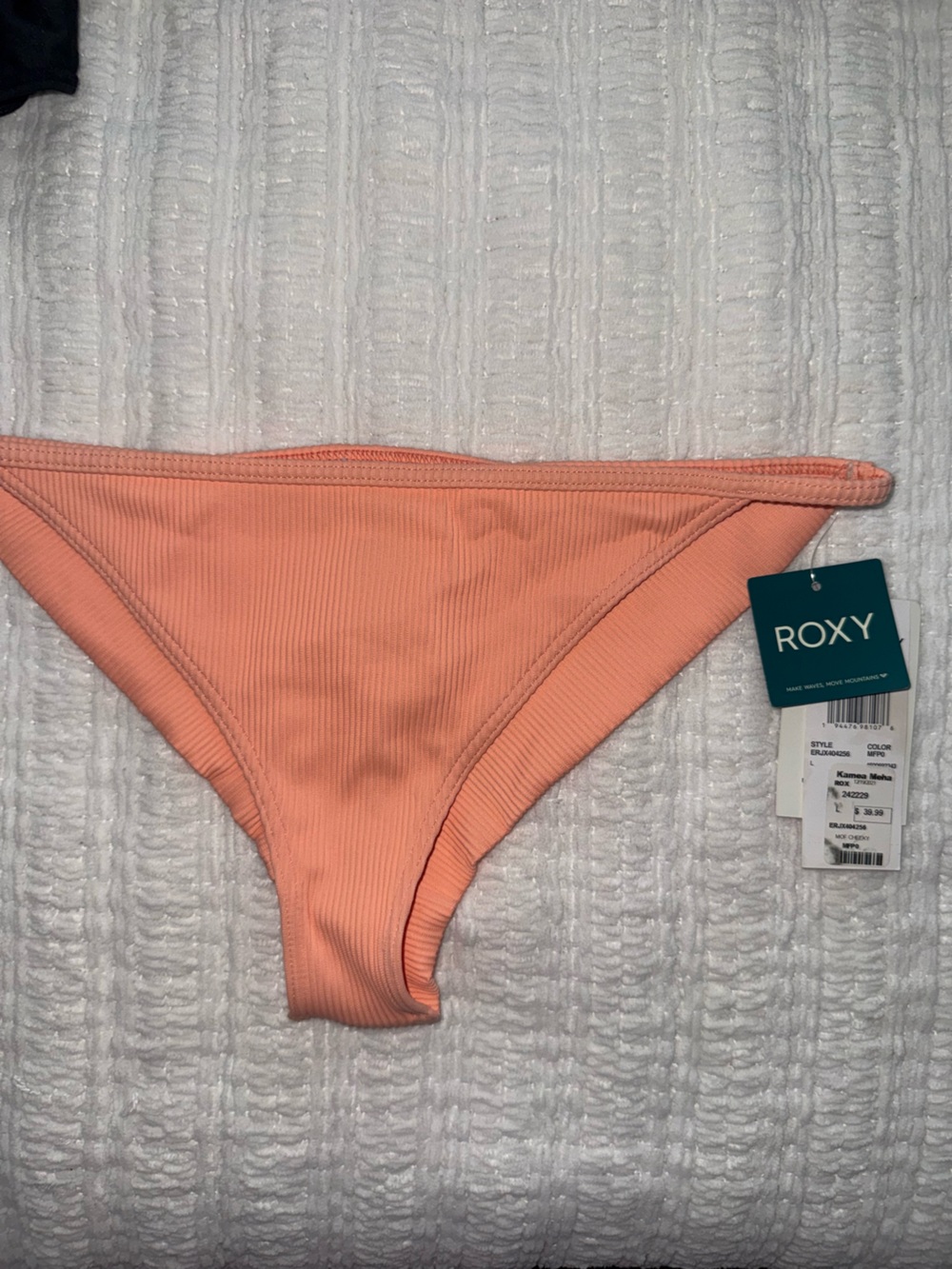 Roxy Women’s Peach Ribbed Bikini Bottom